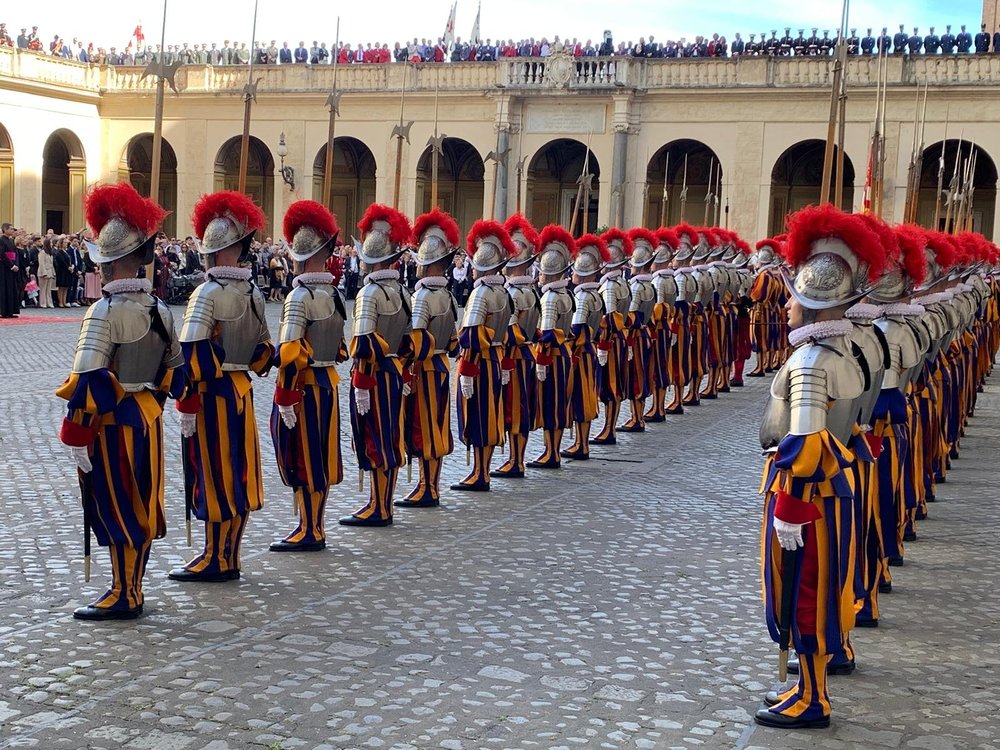 Vereidigung der Schweizergarde im Vatikan / kathpress / Wuthe Schweizergarde dementiert: Keine Vorbereitung auf Papsttod