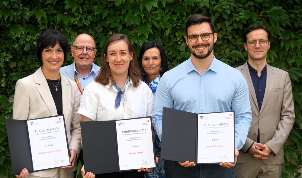 Verleihung der Publikumspreise der Salzburger Hochschulwochen