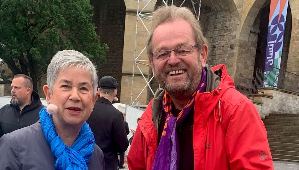 ZdK-Präsidentin Irme Stätter-Karp und KAÖ-Präsident Ferdinand Kaineder / Katholische Aktion