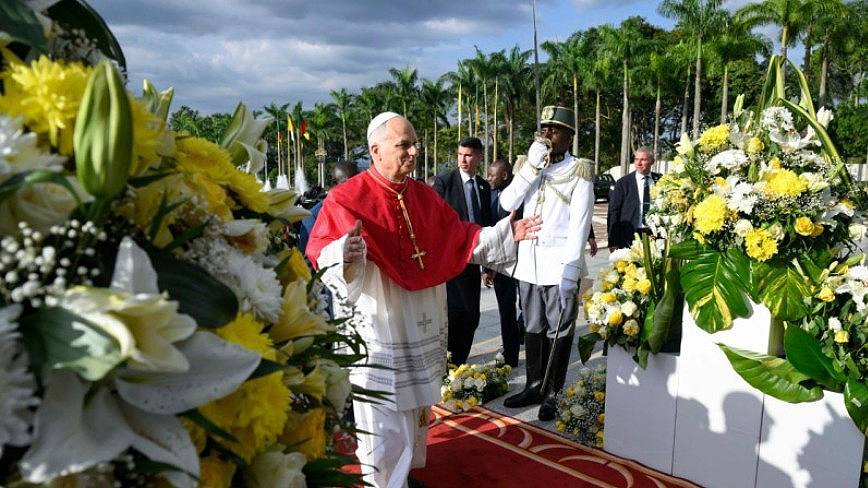 Papst Leo XIV. in Kamerun / Vatican Media Papst Leo XIV. in Kamerun