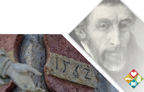 Diözese Innsbruck gedenkt 500 Jahre Petrus Canisius / Ausschnitt Sujet '500 Herzfeuer' Diözese Innsbruck