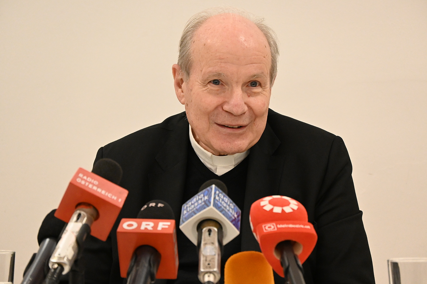 Kardinal Schönborn beim Interview / Kathpress / Paul Wuthe Kardinal Schönborn beim Interview