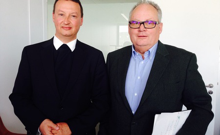 Bischofskonferenz-Generalsekretär Peter Schipka und Flüchtlingskoordinator Christian Konrad / Paul Wuthe / Kathpress Bischofskonferenz-Generalsekretär Peter Schipka und Flüchtlingskoordinator Christian Konrad