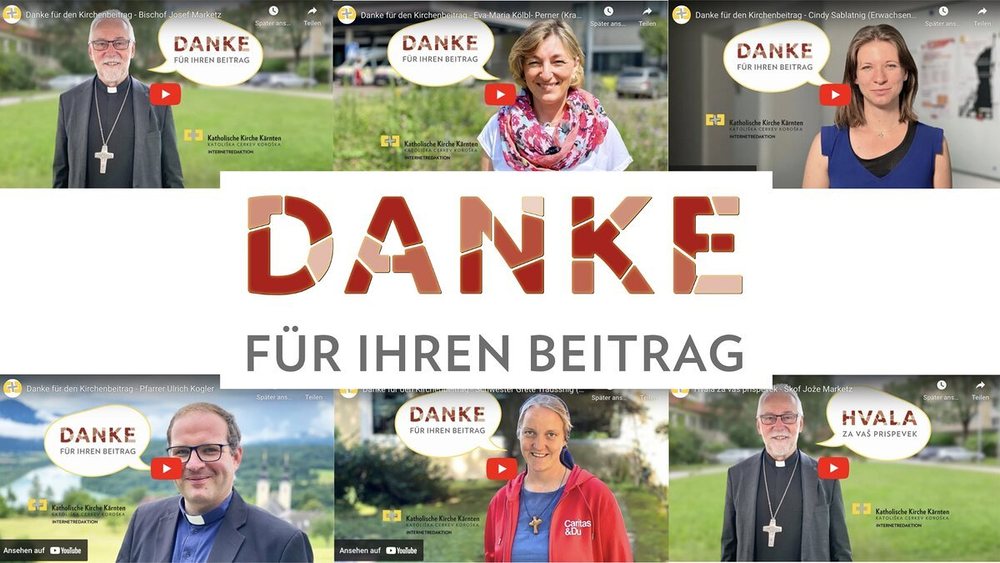Kärnten: Danke-Aktion für Kirchenbeitrag / Katholische Kirche Kärnten / Internetredaktion Kärnten: Danke-Aktion für Kirchenbeitrag