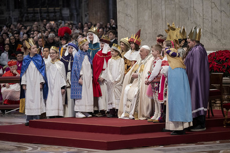 'Ein Hammererlebnis': Sternsinger feierten Messe mit Papst Franziskus