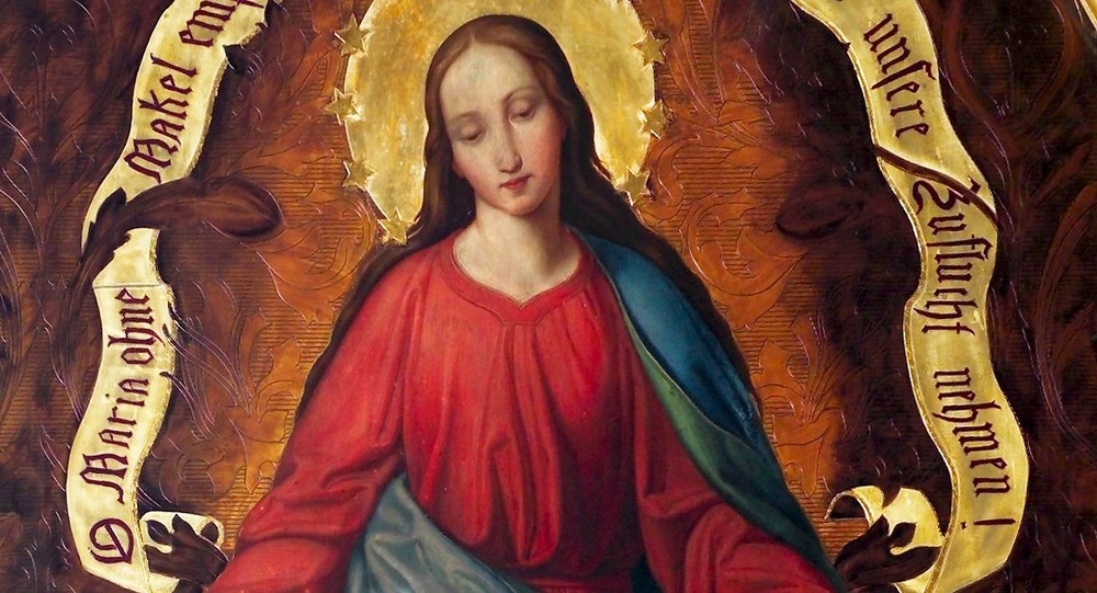 Maria als Unbefleckte Empfängnis, Darstellung auf einem Altarbild / kathbild.at / Rupprecht 8. Dezember: Zahlreiche Feiern zu 'Mariä Empfängnis'