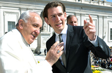 Arbeitsbesuch Vatikan. Außenminister Sebastian Kurz trifft Papst Franziskus