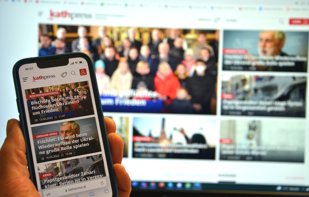Überarbeiteter Kathpress-Webauftritt / Kathpress / Henning Klingen Überarbeiteter Kathpress-Webauftritt