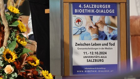 Plakat Salzburger Bioethik-Dialoge 2024