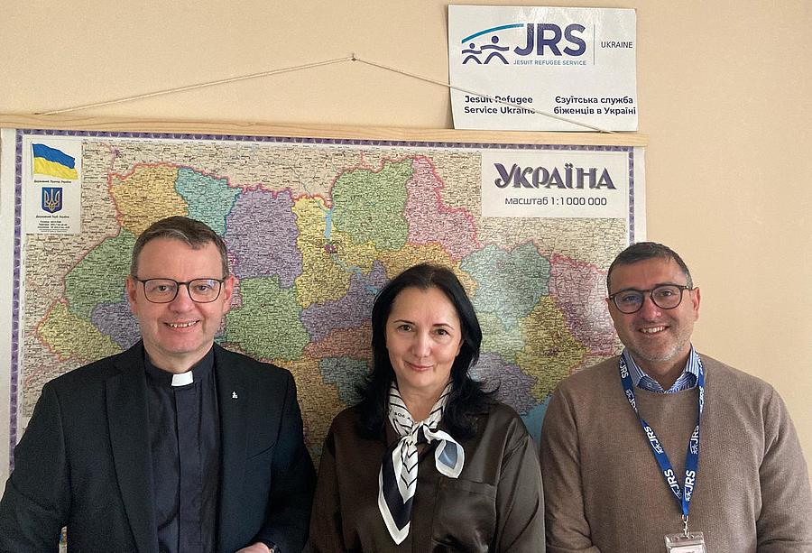 Jesuiten-Rektor bei seiner Ukraine-Reise vom 6. bis 10. Mai 2024
