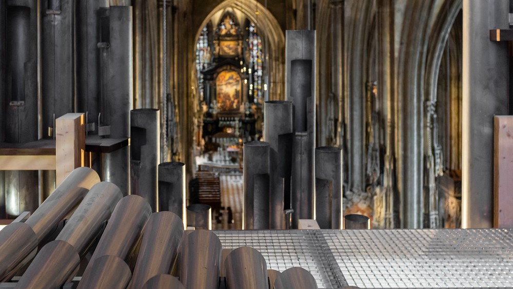 Riesenorgel im Stephansdom / Steve Schoenlaub