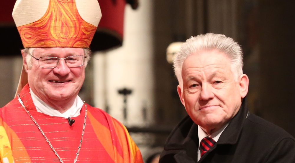 Bischof Manfred Scheuer und Landeshauptmann Josef Pühringer / Diözese Linz / Hermann Wakolbinger Pro Oriente-Appell an Kirchen: Ostern immer gemeinsam feiern