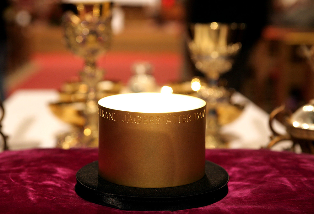 Jägerstätter-Reliquie / Diözese Linz / Wakolbinger reliquie