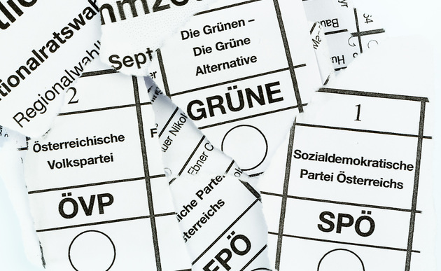 Stimmzettel für Wahlen / Erwin Wodicka - wodicka@aon.at