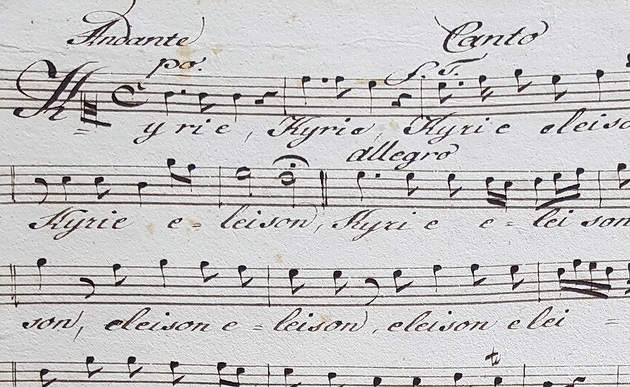 Unveröffentlichte Michael Haydn-Messe / Pfarre Frankenmarkt