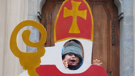 Beim Nikolausfest der Katholischen Jungschar in Graz