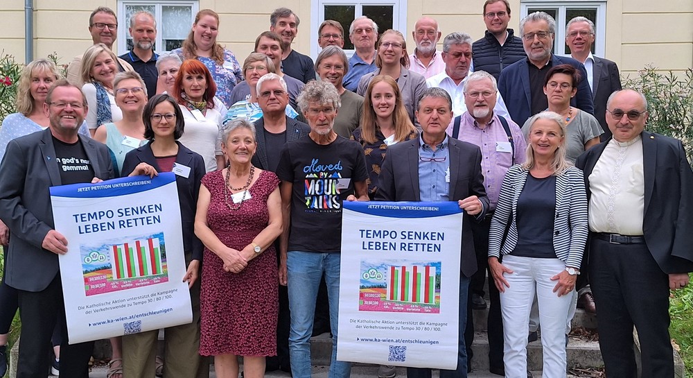 KAÖ-Konferenz mit Petition für Temporeduktion / KAÖ / Josef Pumberger