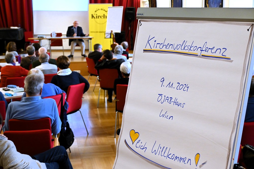 Konferenz der Kirchenreformbewegungen 'Wir sind Kirche', Pfarrerinitiative, Laieninitiative und 'Priester ohne Amt' am 9. November 2024 in Wien