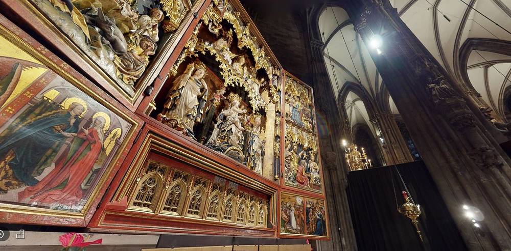 Wiener Neustädter Altar im Stephansdom / tour.discover-culture.com Wiener Neustädter Altar im Stephansdom
