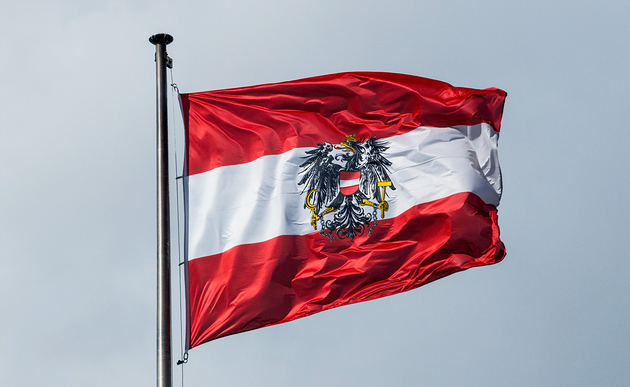 Österreich Fahne / Erwin Wodicka - wodicka@aon.at