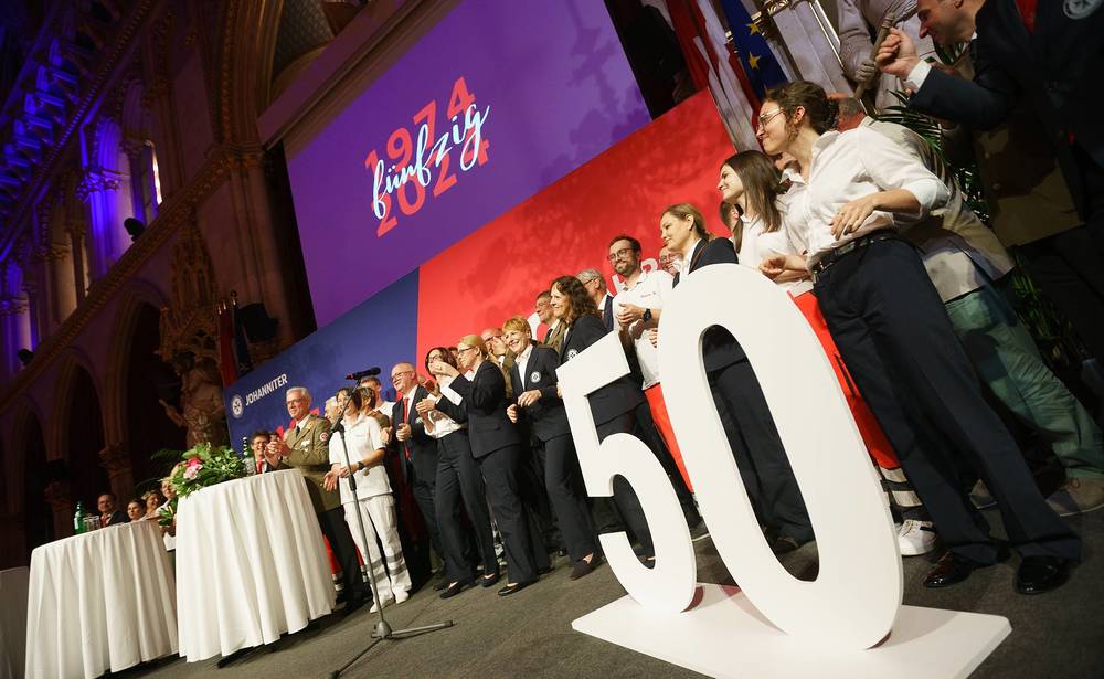 Jubiläumsfeier der Johanniter im Wiener Rathaus