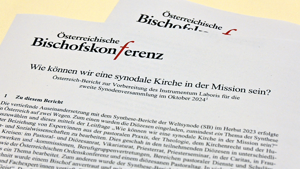 Synode: Österreich-Bericht priorisiert Frauen, Mission, Partizipation / Kathpress / Henning Klingen Synode: Österreich-Bericht priorisiert Frauen, Mission, Partizipation