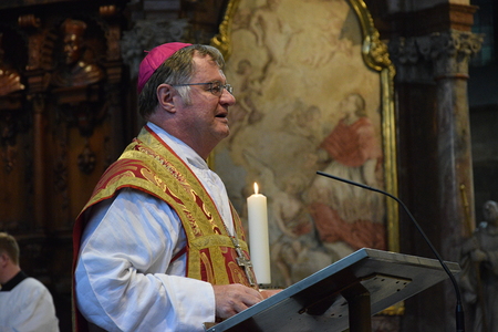 Bischof Manfred Scheuer bei der Predigt im Stephansdom