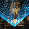 Monstranz mit Laser / Am zweiten Donnerstag nach Pfingsten begeht die katholische Kirche das Fronleichnamsfest, auch 'Hochfest des Leibes und Blutes Christi' genannt. Fronleichnam