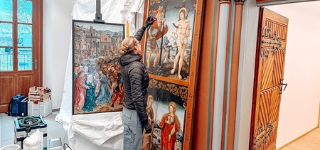 Kloster Mehrerau gibt Einblick in Renovierung der Abteikirche