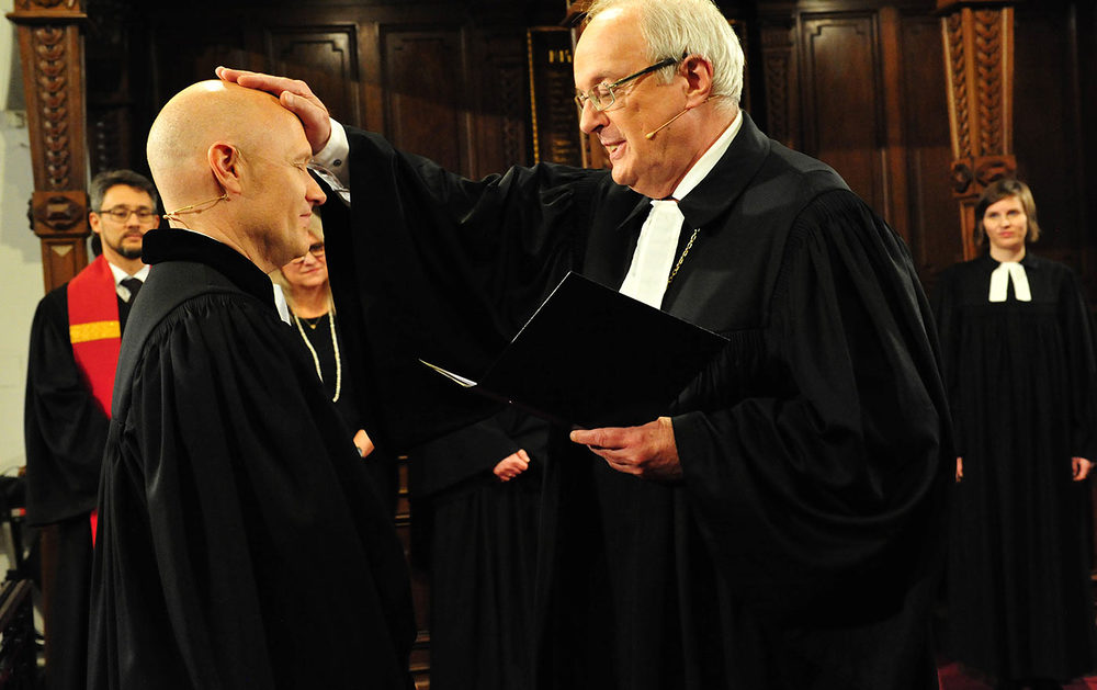 Neuer Wiener Superintendent Geist ins Amt eingeführt / epd / Uschmann Neuer Wiener Superintendent Geist ins Amt eingeführt