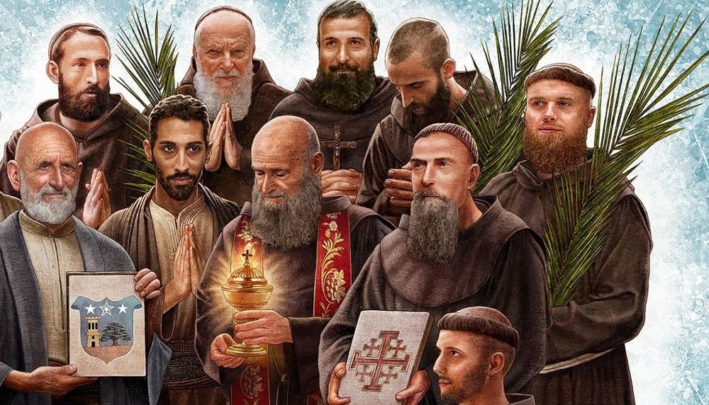 Hl. Engelbert Kolland (ganz rechts) und Gefährten / Vatican Media Hl. Engelbert Kolland (ganz rechts) und Gefährten