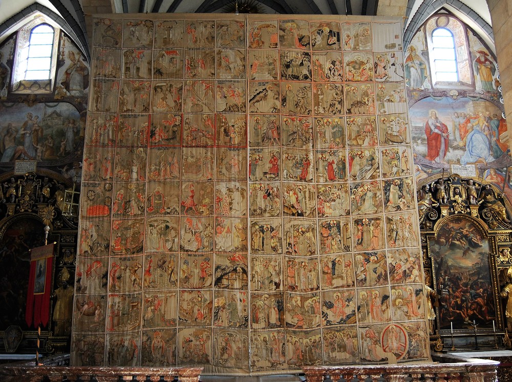 Kärnten ist Hochburg der vorösterlichen Fastentuch-Tradition / Monika Suntinger Kärnten ist Hochburg der vorösterlichen Fastentuch-Tradition