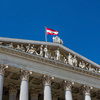 Das ?sterreichische Parlament in Wien. Sitz der Regierung